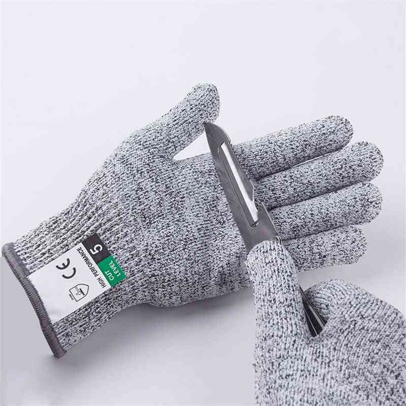 Products Non-coated Glass Fiber, Cut Proof, Stab Resistant Glove-level 5 For Kitchen, Butchers, Oyster Shucking And Gardening