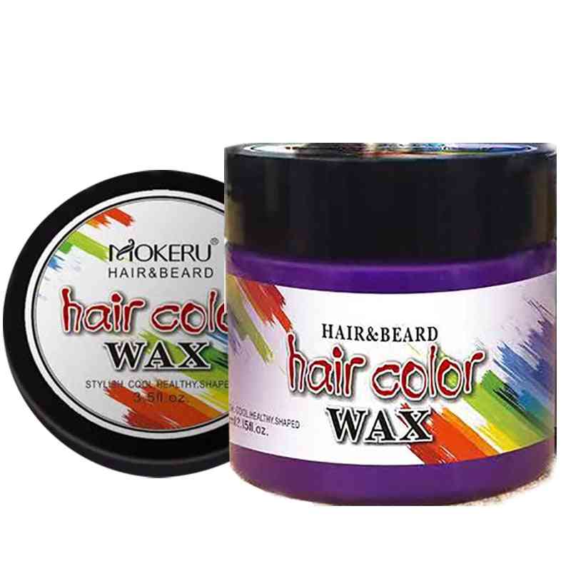 Crème de couleur de cheveux argentée naturelle à laver facile pour la coloration des cheveux homme femme