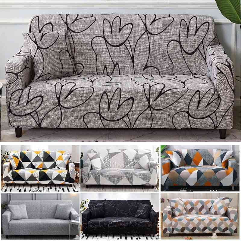 Stretch Sofa Cover, Slipcovers, Elastic For Different Shape Sofa Loveseat Chair & L-style Sofa Case