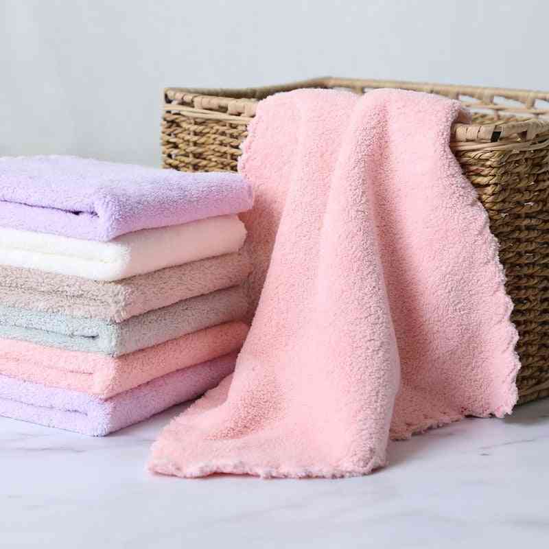 Mélange de bande dessinée de fibre superfine - serviette pour enfant, serviette à main, visage de nettoyage à domicile tablier pour bébé et enfants