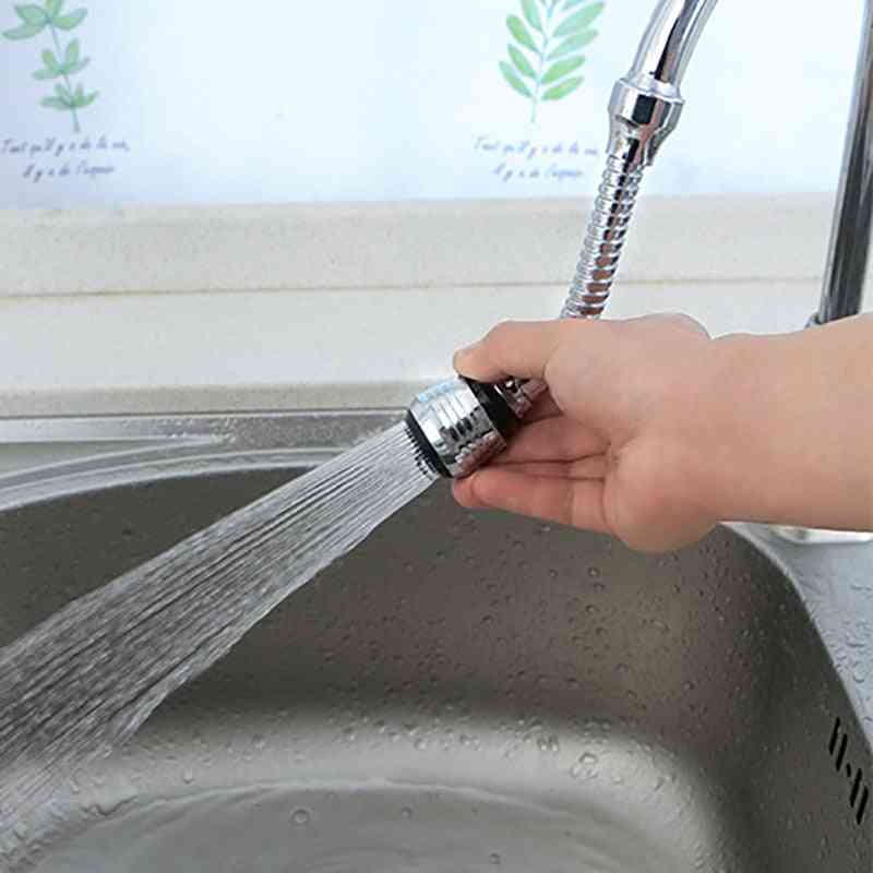Rotatable Bubbler Water Saving High-pressure Nozzle Filter Tap Adapter Faucet Extender