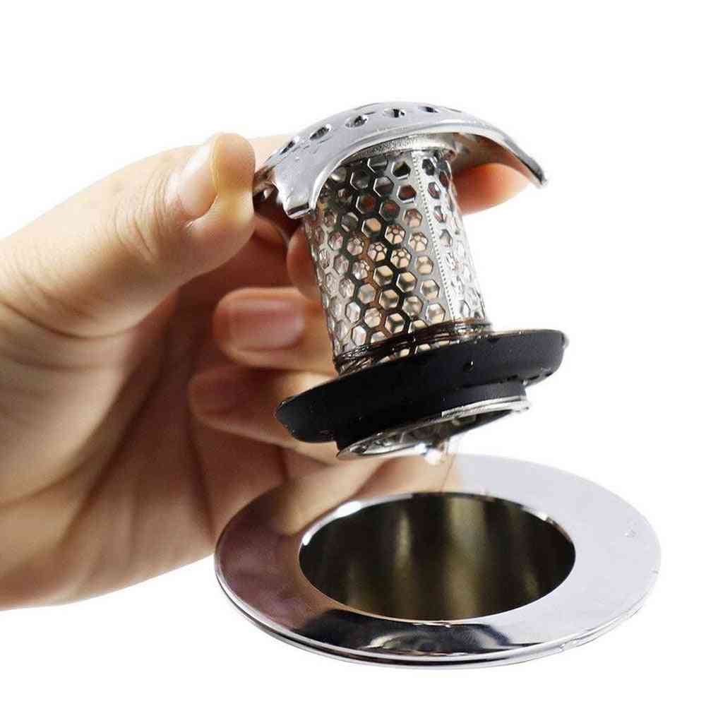 Shower Sink Drain Cover Bath Plug Shower Drain Hair Catcher Sink Filter Prevents Hair From Clogging