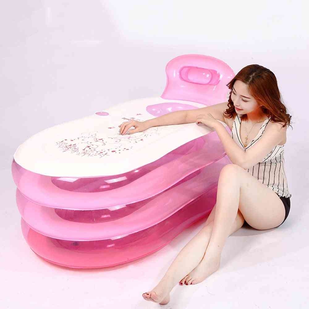 Creative family banheira banheira para adultos banheira inflável banheira dobrável espessada banheira para crianças
