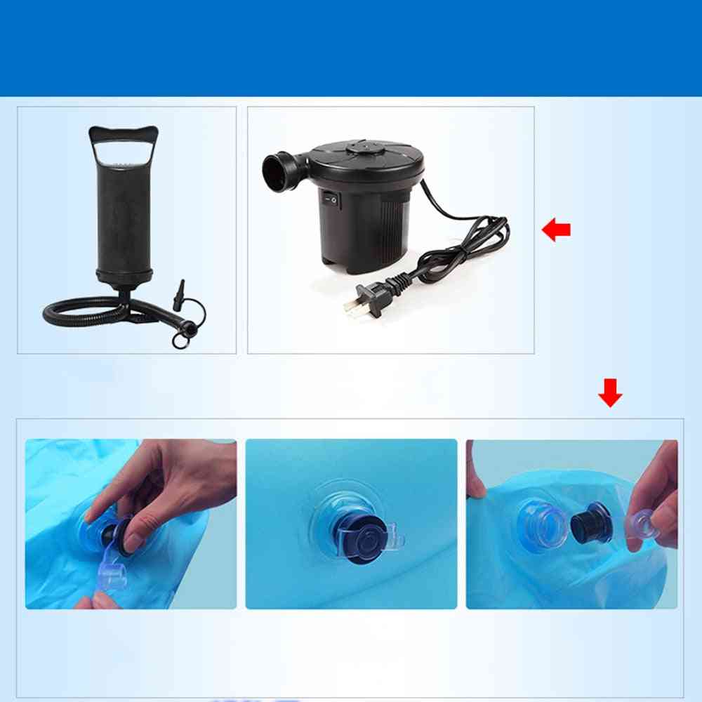 Inflatable, Leakproof And Portable Bathtub With Back Support