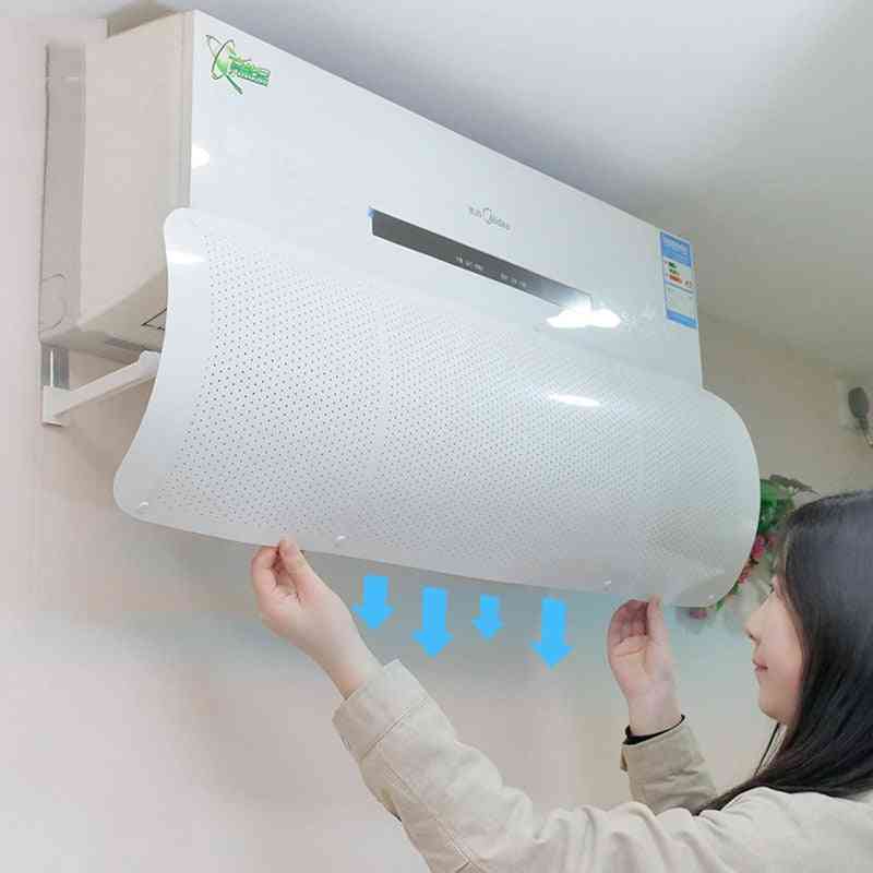 Adjustable Air Conditioning Cover And Wind Deflector Windshield For Home And Office