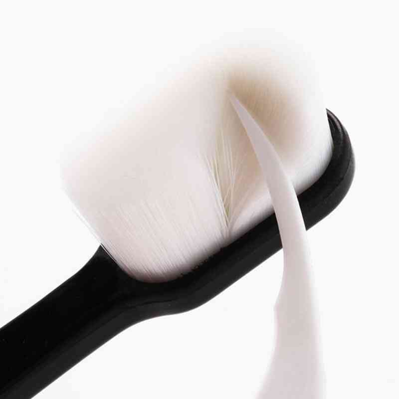 Ultra Fine, Super Soft Bristle Toothbrush With Holder