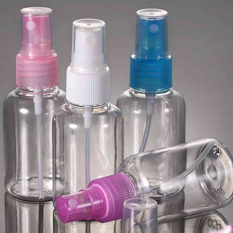 Small Empty Plastic Transparent Spray Bottles For Makeup Skin Care Refillable Portable Soap Dispenser