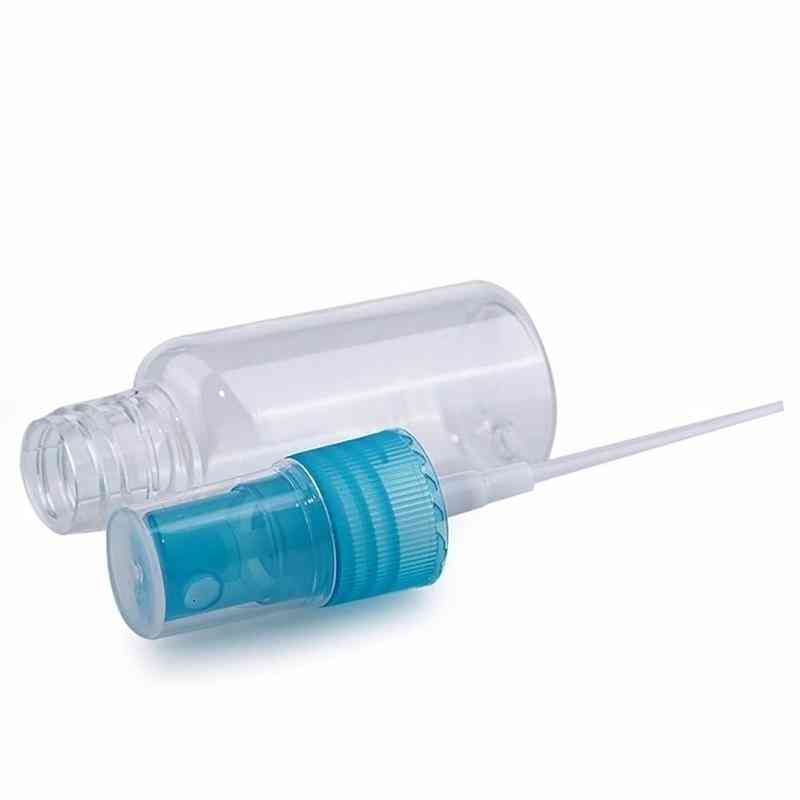 Male prazne plastične prozirne bočice s raspršivačem za šminkanje prijenosni dozator sapuna za njegu kože