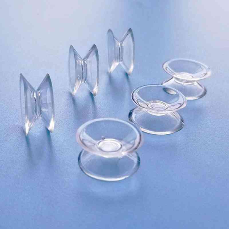 Dubbelsidiga sugkoppar sugkuddar för glas, plast sugkopp pvc plast liten sugkopp utan spår
