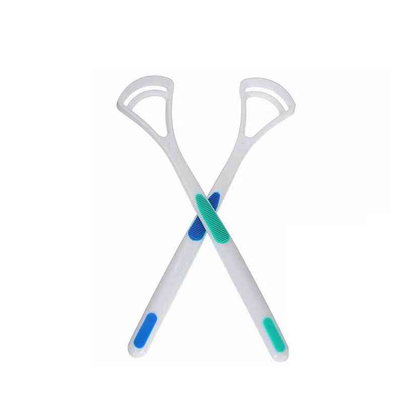 2pcs Cleaner ,scraper For Cleaning Tongue For Oral Care - Keep Fresh Breath ,dental Care Tongue Clean Tool