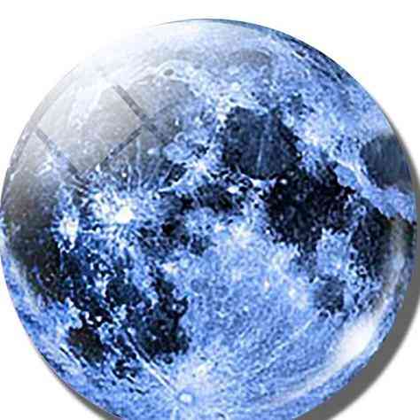 Självlysande planet, nebula, galax, universell dekorativ kylmagnet - klistermärken för kylskåpsmagneter