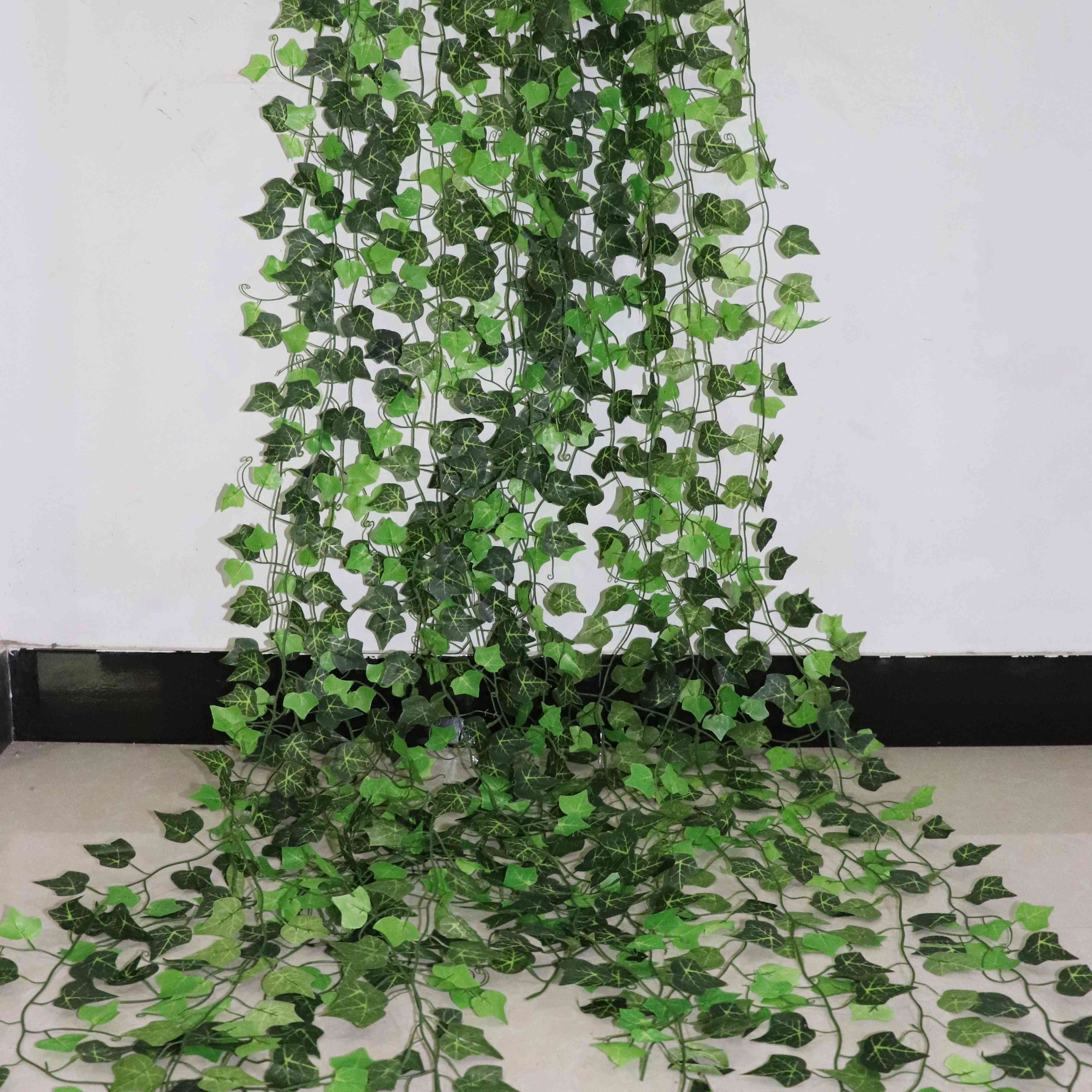 Home Decor Artificial Ivy Leaf Garland Plants - Vine Fake Foliage Flowers