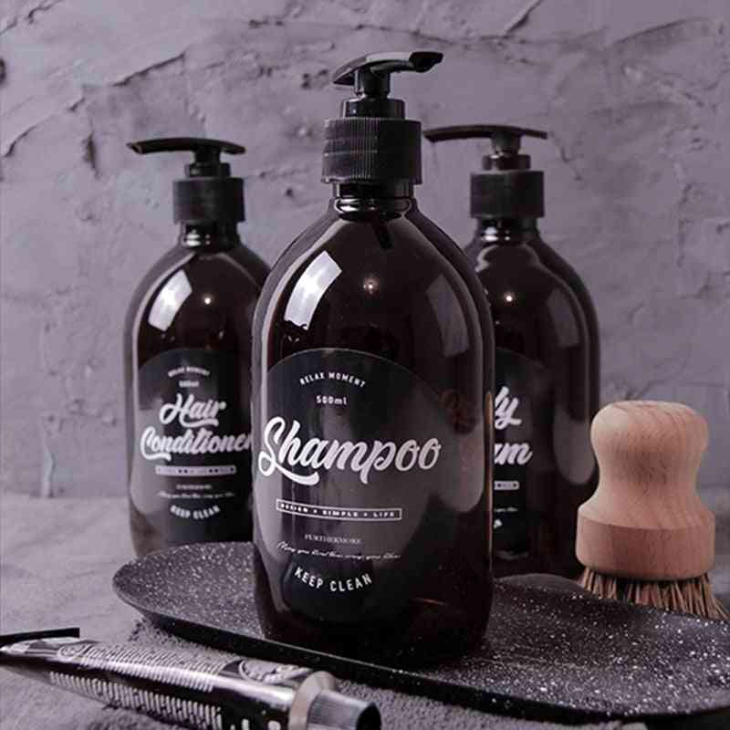 Scandinavian Cute Storage Bottle For Liquid, Shampoo, Conditioner And Body Cream
