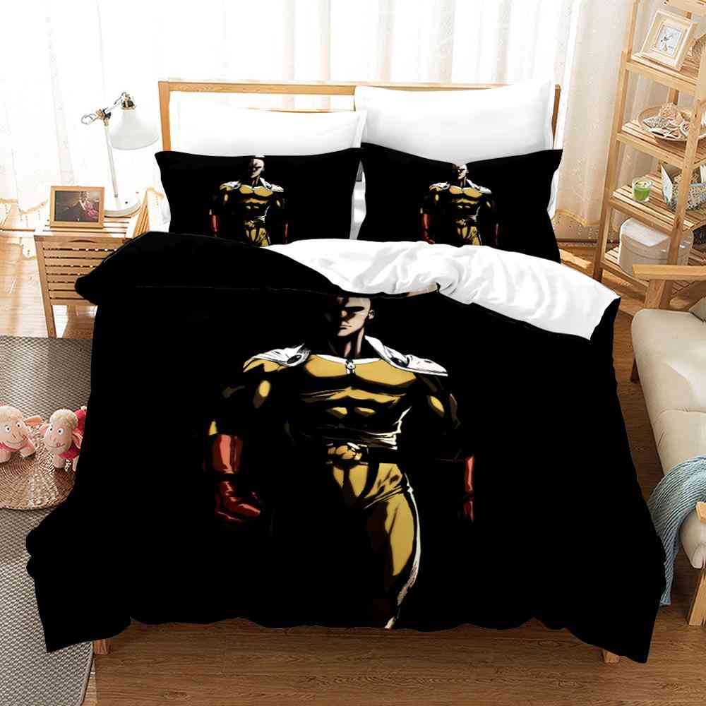 3d Printing Cartoon Quilt Cover And Pillowcase, Duvet Cover
