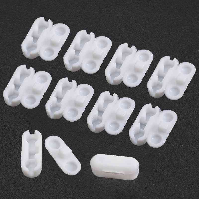 10pcs Plastic Roller Blinds Pull Cord Chain Curtain Connector For Vertical Blinds Joiners Spare Tool Replacement