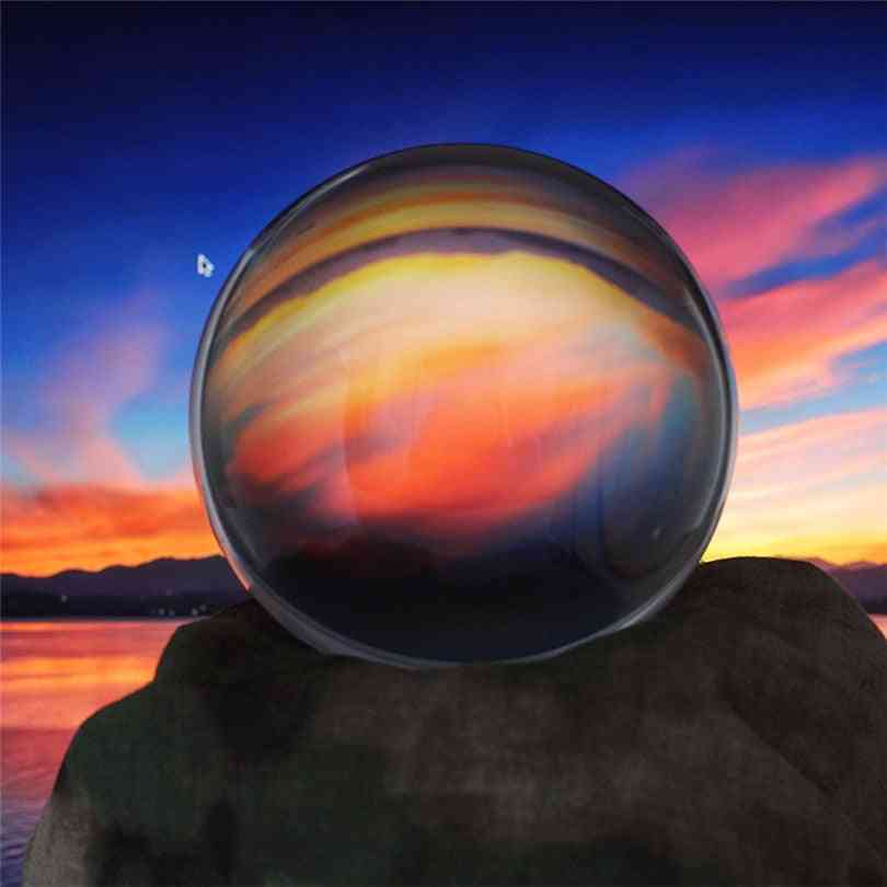 Kula kryształowa przezroczysta ze szkła kwarcowego - przezroczysta / 30mm