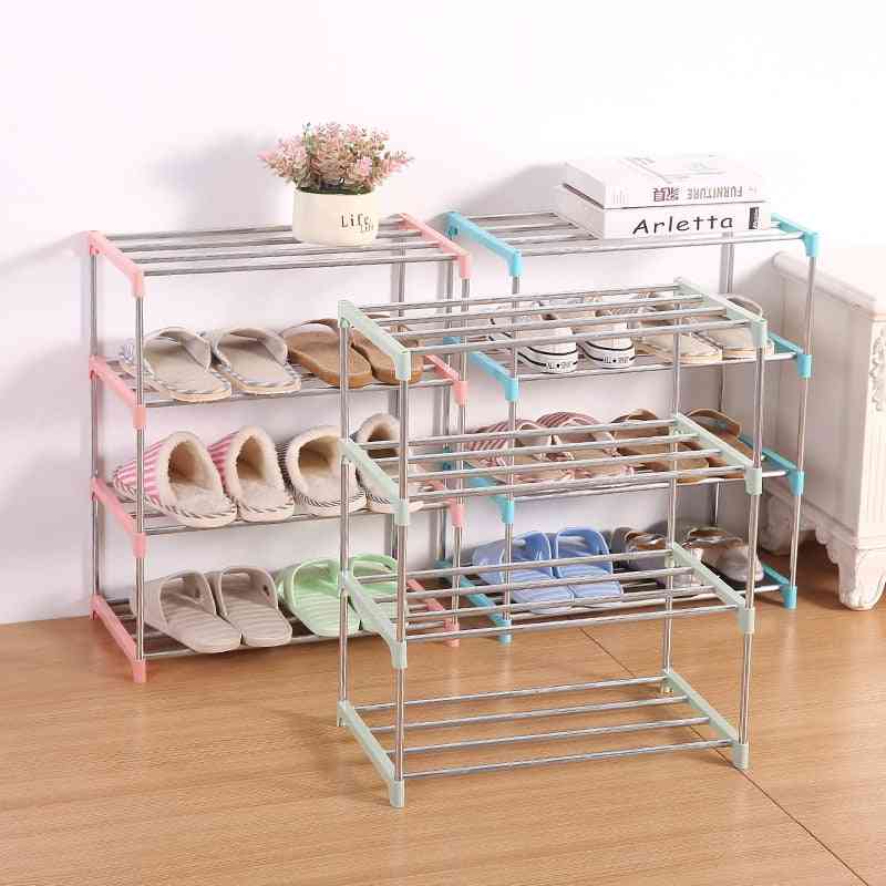 Multi Layer, Stainless Steel, Easy To Assemble-shoe Storage Rack
