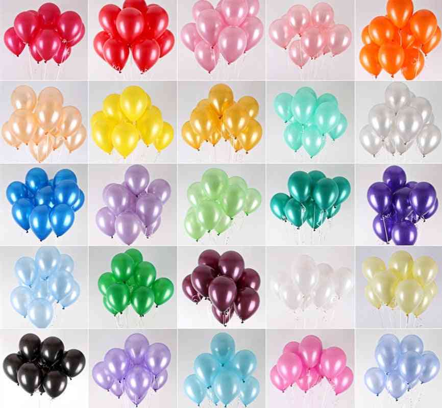 10pcs Latex Helium Balloon - Thickening Pearl Party Balloons