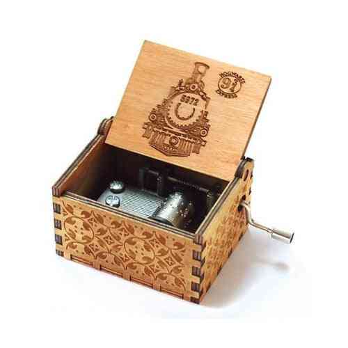 Harry Potter Collectibles Wooden Handmade Music Box For Christmas Present, Home Decor