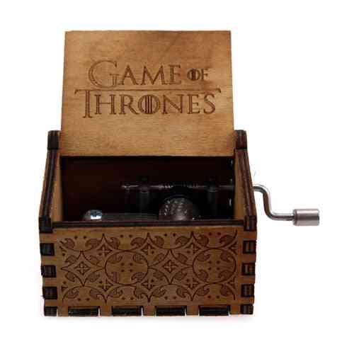 игри на тронове колекционерска дървена музикална кутия с 18 тона