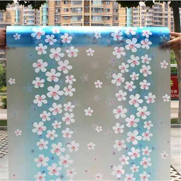 Frosted Opaque Glass Window Film 45cmx100cm For Window Privacy - Adhesive Glass Stickers Home Decor