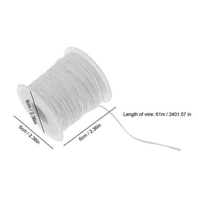 Smokeless Environmental Wax Core Spool Of Cotton Braid - Candle Oil Lamps For Home