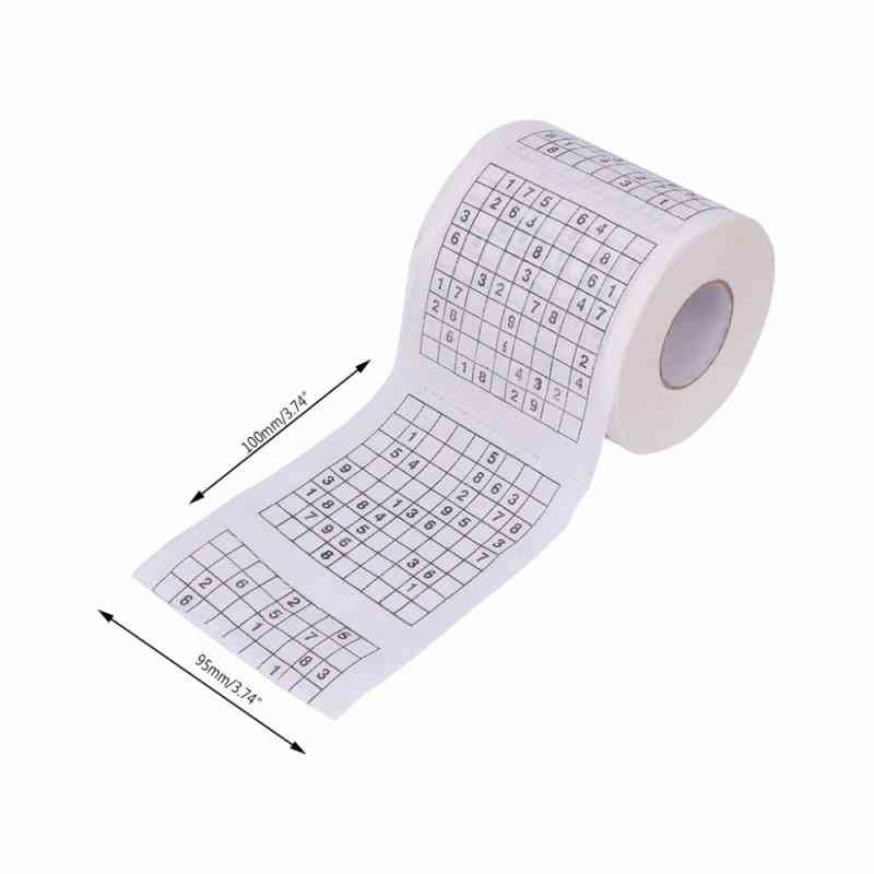 Toilet Rolls 2 Ply Home Roll Toilet Paper - Bathroom Creative Games Paper
