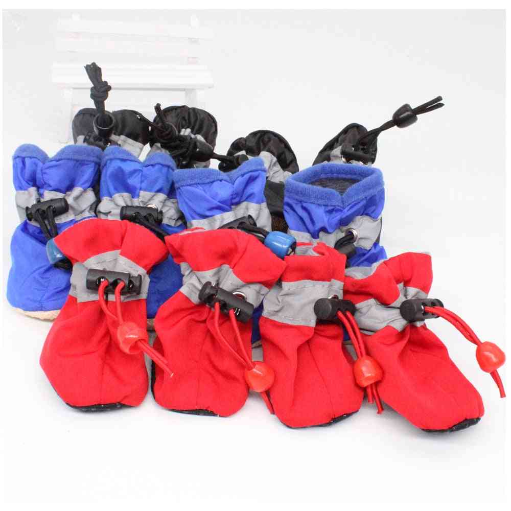 Waterproof Anti-slip Pet Shoes For Small Dogs Cats Thick Snow Dog Boots Socks