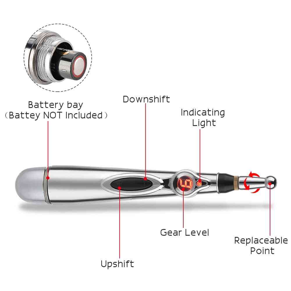 Electric Laser Therapy Heal Massage Pen - Relief Pain Tools Health Care