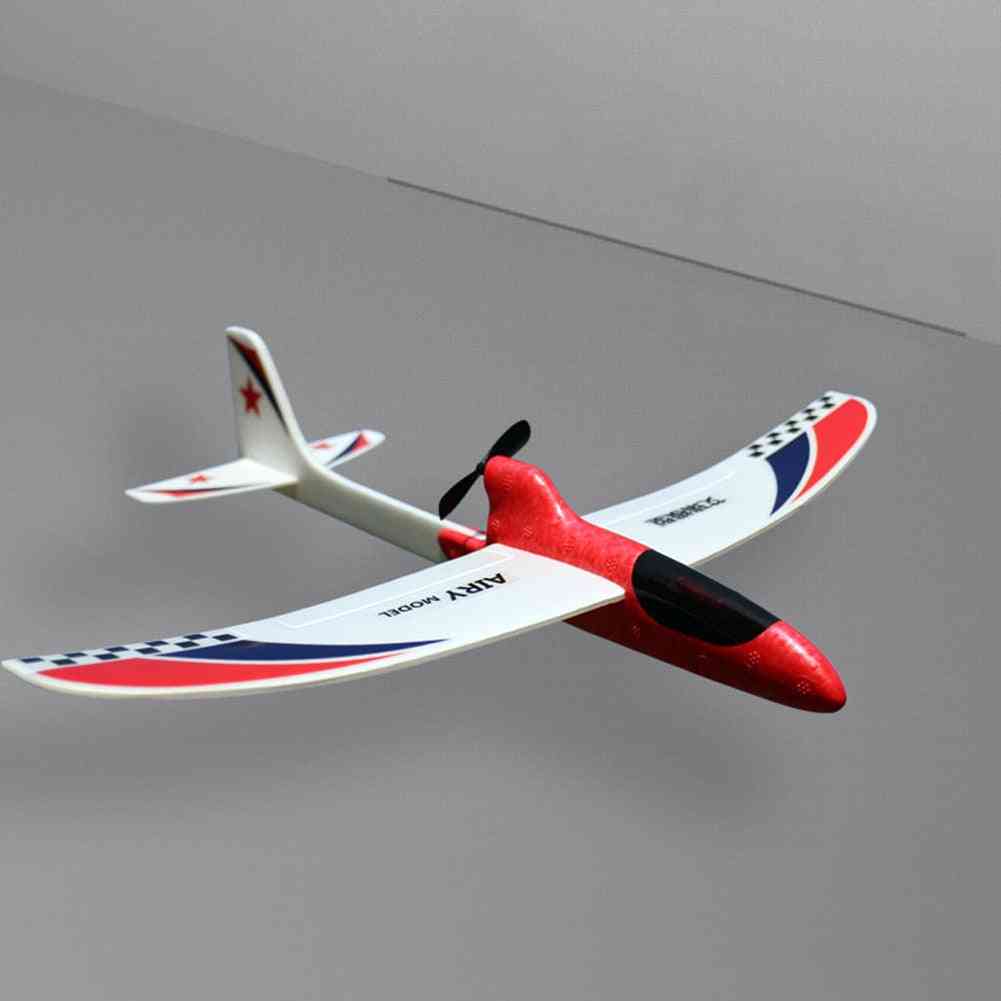 Ručný vrhací elektrický model z umelej hmoty - klzák - rc lietadlo