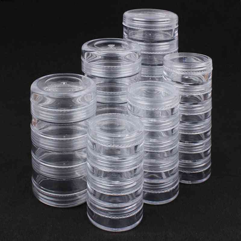 Box Transparent Simple And Convenient For Crystal Beads Nail Art Accessories