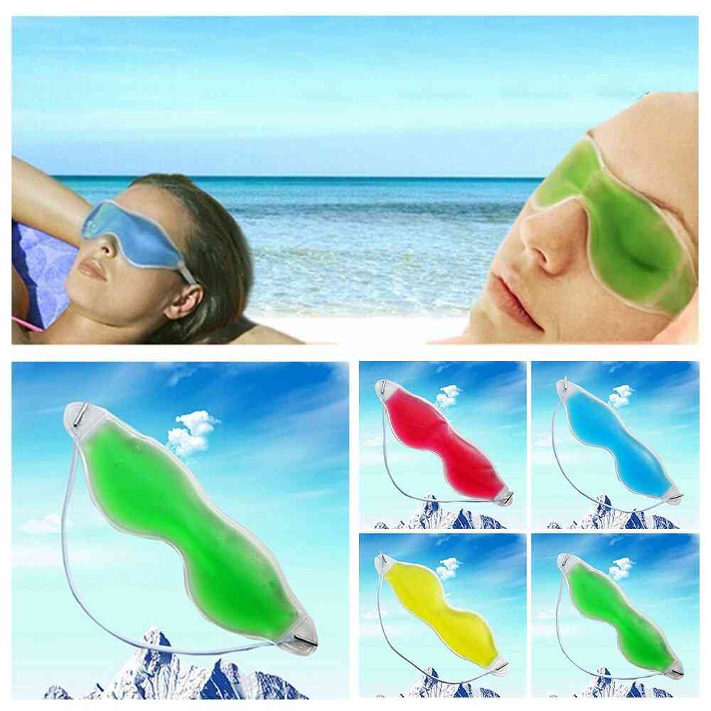 Gel Cold Sleeping Eye Mask Goggles Gel, Sleep Eye Protection Ice Cool Soothing Tired Eye Care Tools