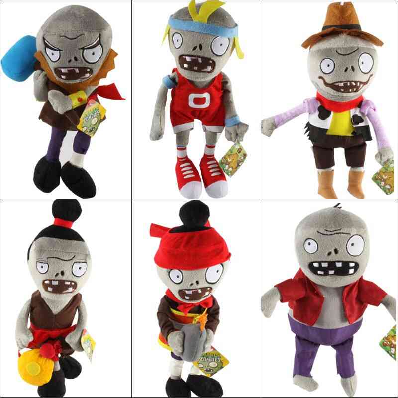 30 cm pvz zombie, bambola di peluche di peluche cosplay - statua di figura per giocattoli per bambini