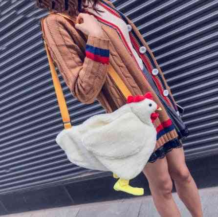 Women Cartoon Chicken Casual Shoulder Bags For