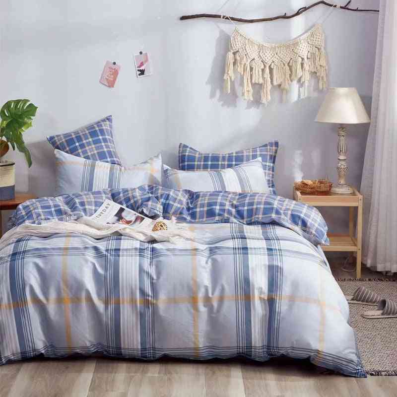 Homestay Style Cotton Yarn Dyed Bedding Set