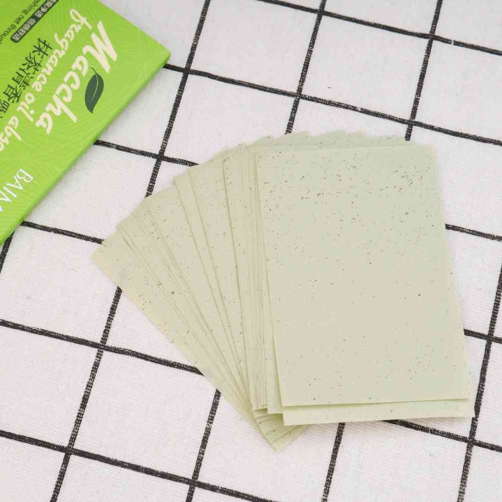 Green Tea  Fragrance, Oil Absorbing Face Paper