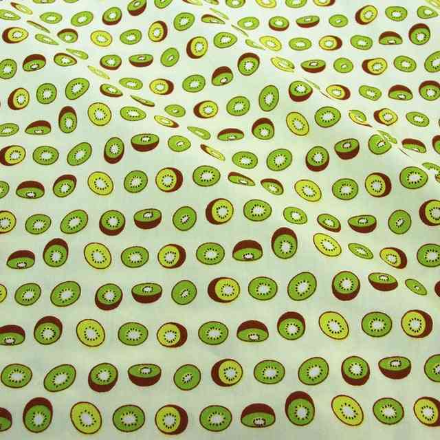 Fruit Paradise Cartoon Pattern Twill Cotton Breathable Fabric Cloth