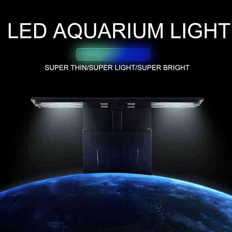 Rośliny wodne super slim oświetlenie led do akwarium wodoodporna klipsowa lampa do akwarium - x3 białe światło