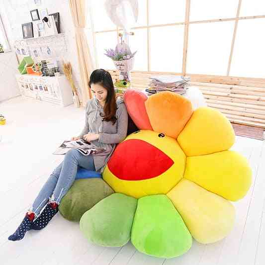 Sun Flowers Design-super Big, Plush And Stuffed Pillow Soft Toy