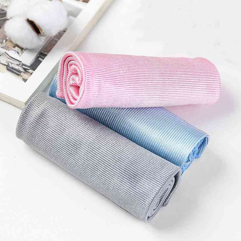 Absorbable Soft Microfiber Window Car Rag Cleaning Towel - Kitchen Wipe Glass Cleaning
