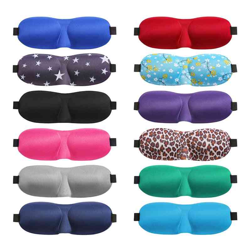 1pcs 3d Eye Sleep Mask - Rest Eye Patch Or Shade Cover Used During Travelling