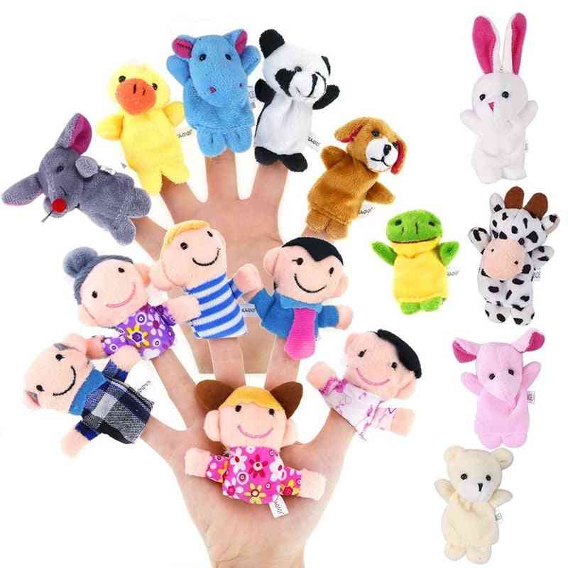 Cute Cartoon Biological Animal - Finger Puppet Plush For Baby