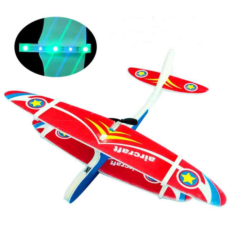 Lançamento manual de avião elétrico - lançamento de modelo de aeronave planador ao ar livre, brinquedo educacional infantil