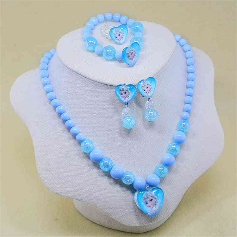 Necklace, Bracelet, Clip And Earring - Doll Accessories