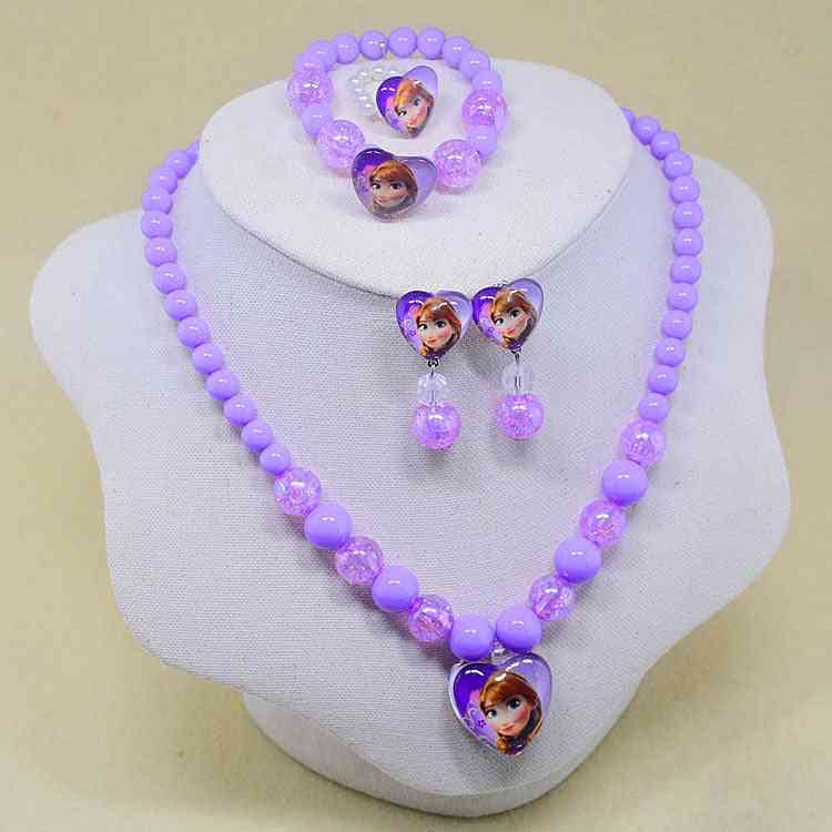Necklace, Bracelet, Clip And Earring - Doll Accessories