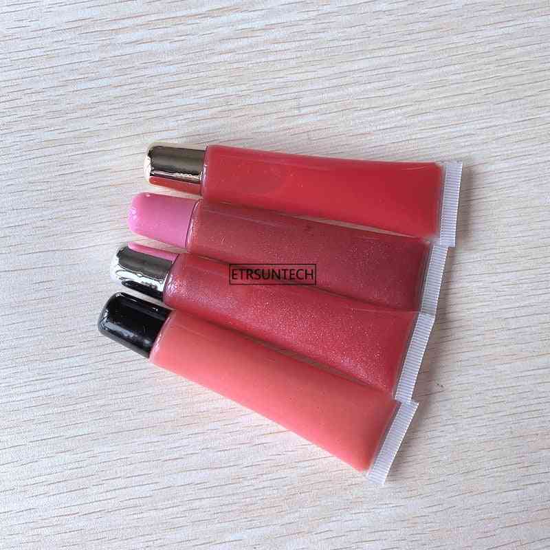 Empty Lipstick Tube, Lip Balm Soft Hose, Makeup Squeeze Sub Bottling, Clear Lip Gloss Container