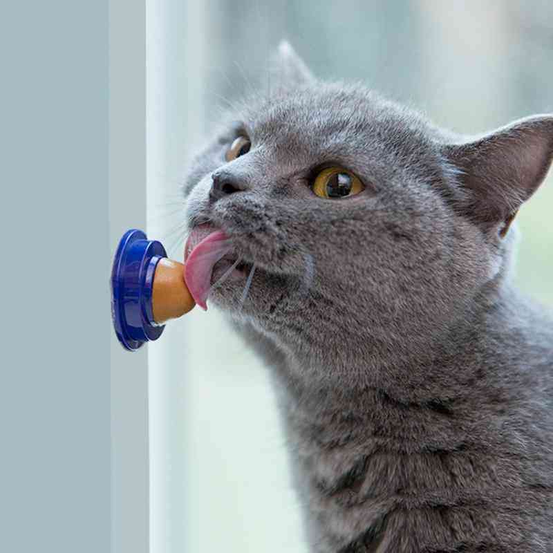 Healthy Cat Snacks Fish Gum - Catnip Sugar Candy Licking Nutrition Gel Energy Ball Toy For Cats