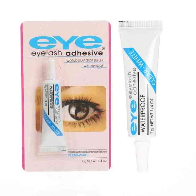 Eyelash Glue Clear White/dark Black, Waterproof Makeup Adhesive Cosmetic Tools