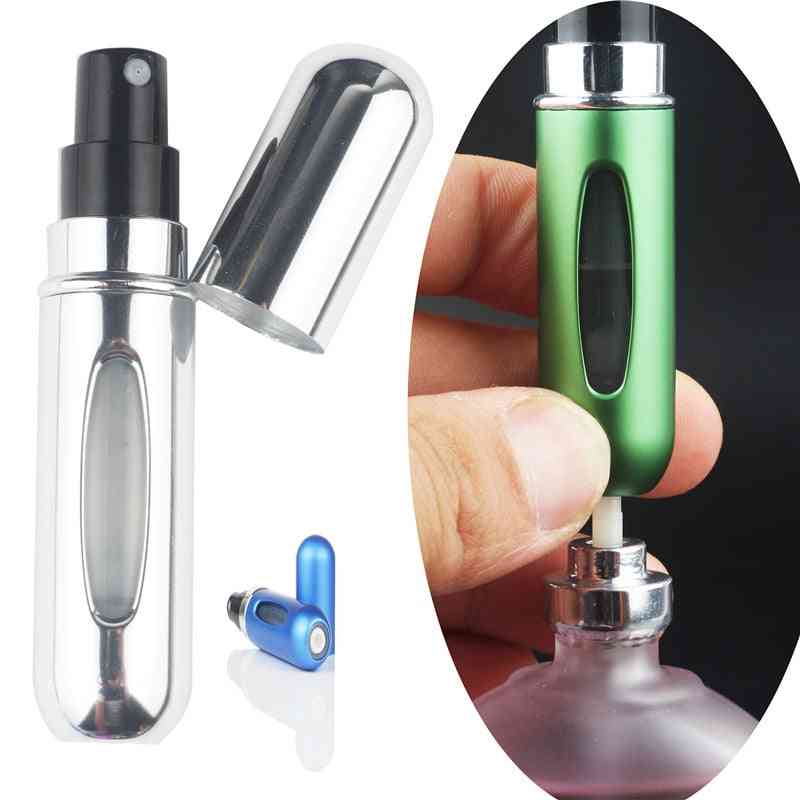 Mini sticle de parfum, atomizatoare goale, convenabile, reumplibile, pompă de parfum, cutie de pulverizare