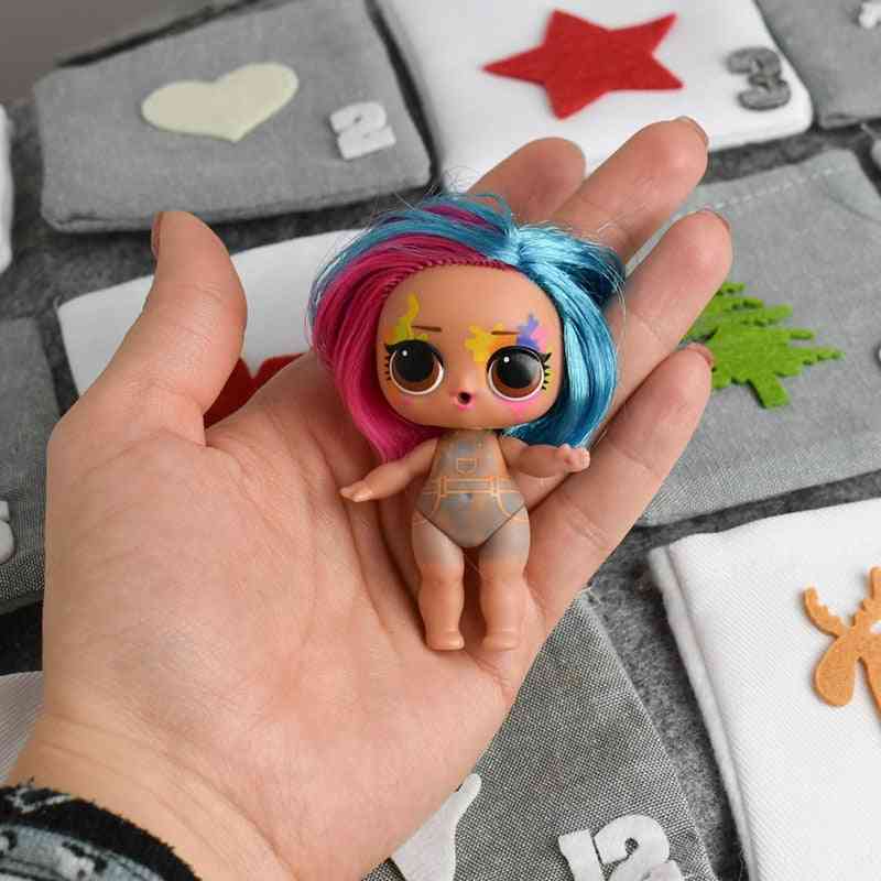 Bambole originali originali a sorpresa lol per regali di compleanno per ragazze - nere / taglia unica